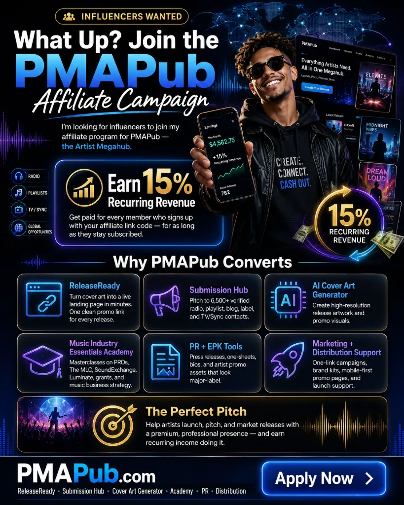 PMApub Affiliate Campaign Poster